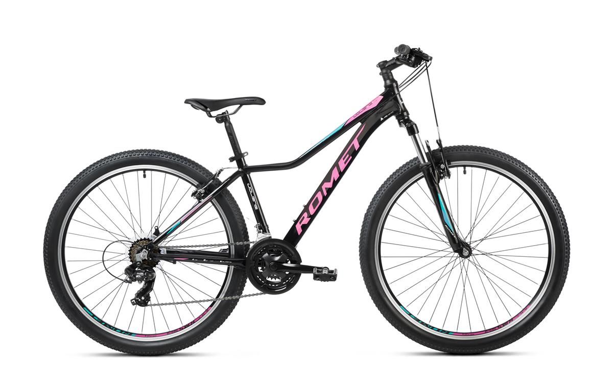 Bicicleta de munte pentru femei Romet Jolene 7.0 LTD Negru/Violet 2023