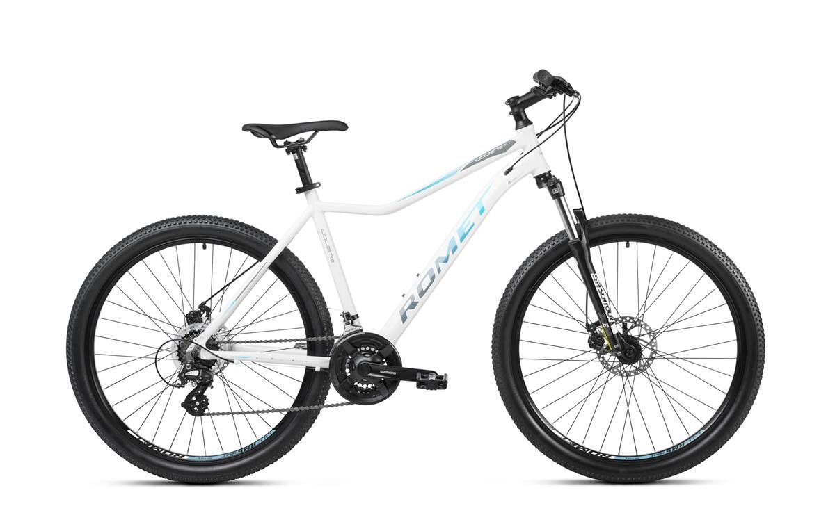 Bicicleta de munte pentru femei Romet Jolene 7.1 Alb/Albastru 2023