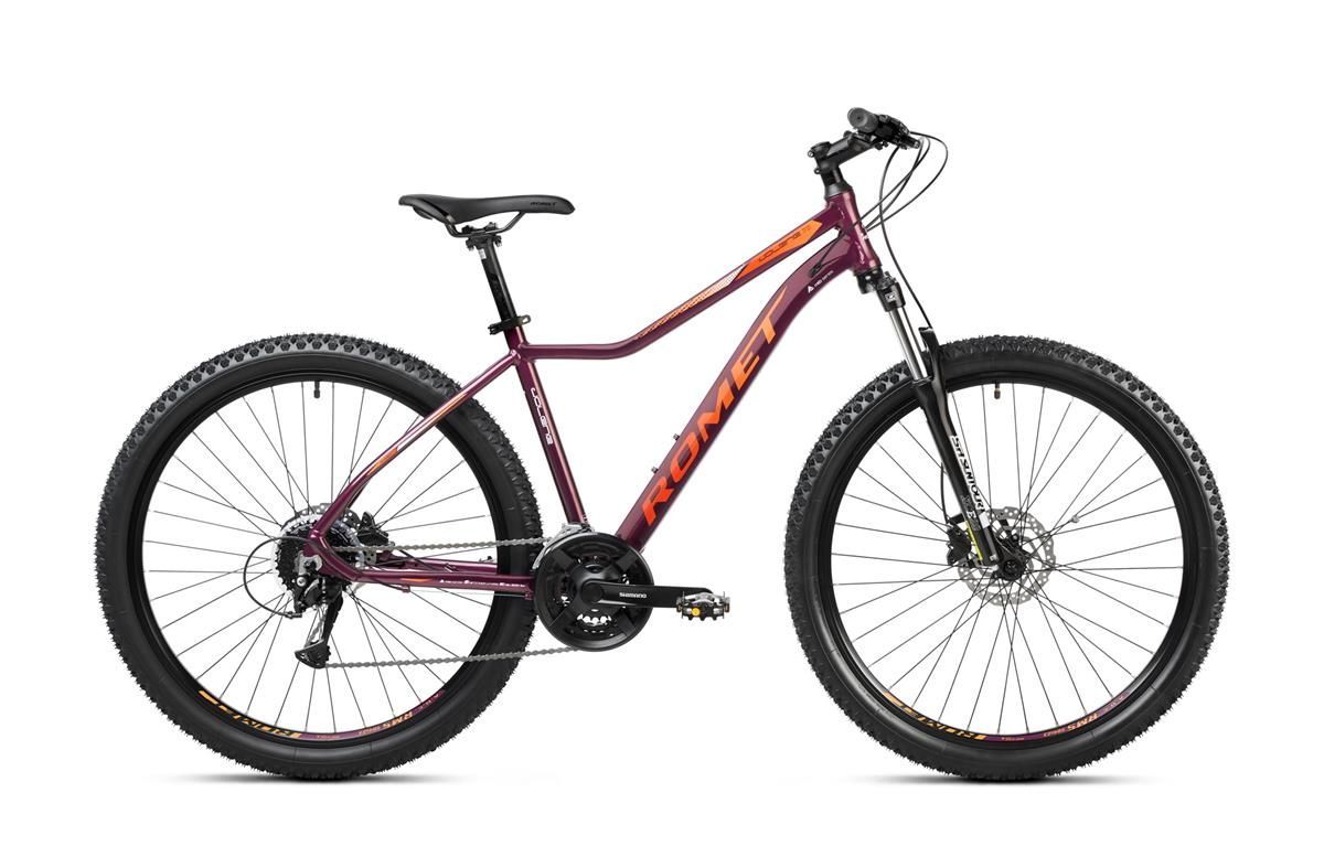 Bicicleta de munte pentru femei Romet Jolene 7.2 Purpuriu/Portocaliu 2023 biciclop.eu imagine noua
