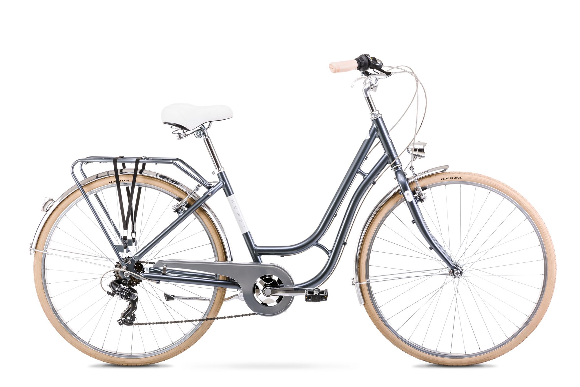 Bicicleta de oras pentru femei Romet Luiza Eco 26 M/18 Gri 2023