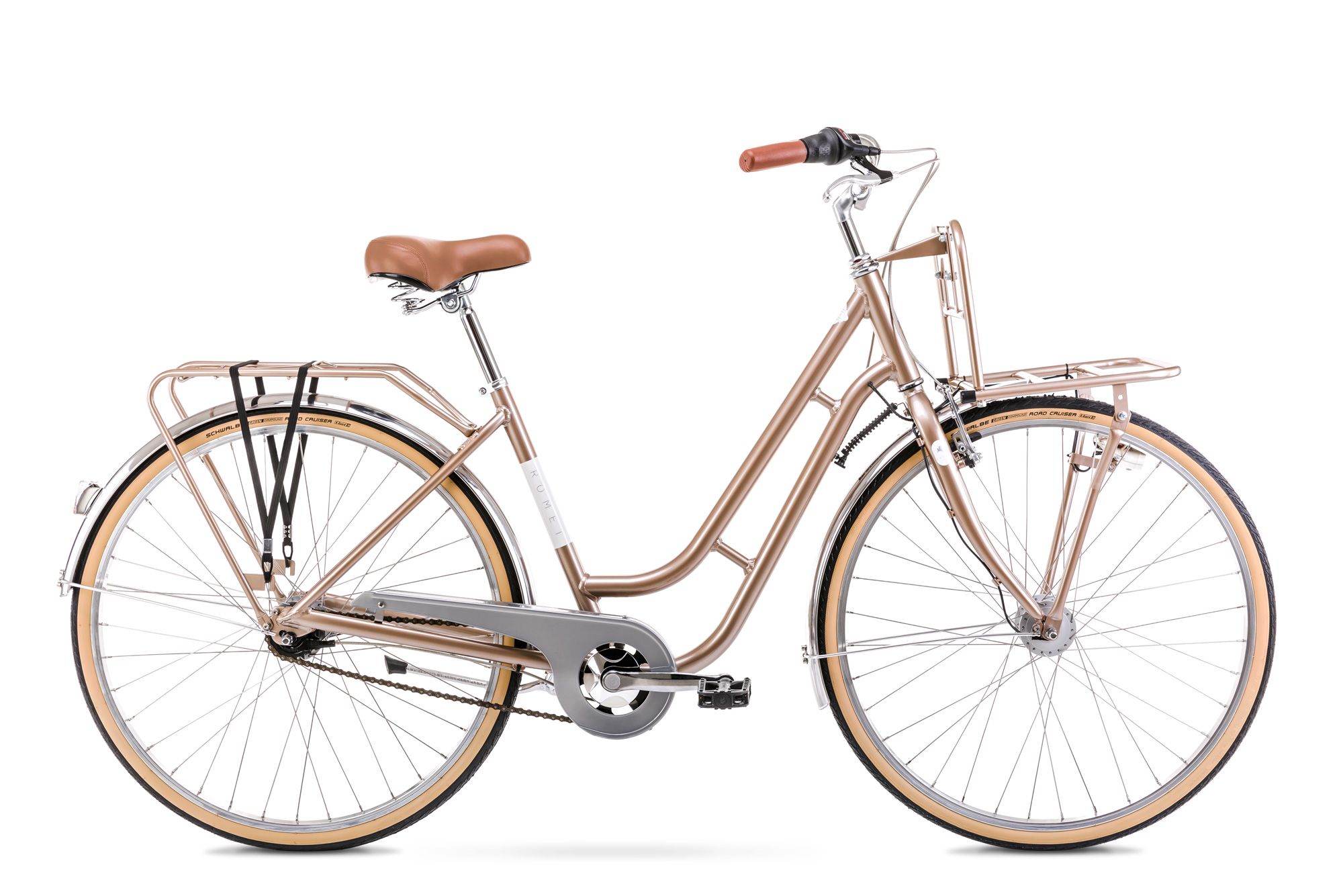 Bicicleta de oras pentru femei Romet Luiza Lux L/19 Bej 2023 biciclop.eu imagine noua