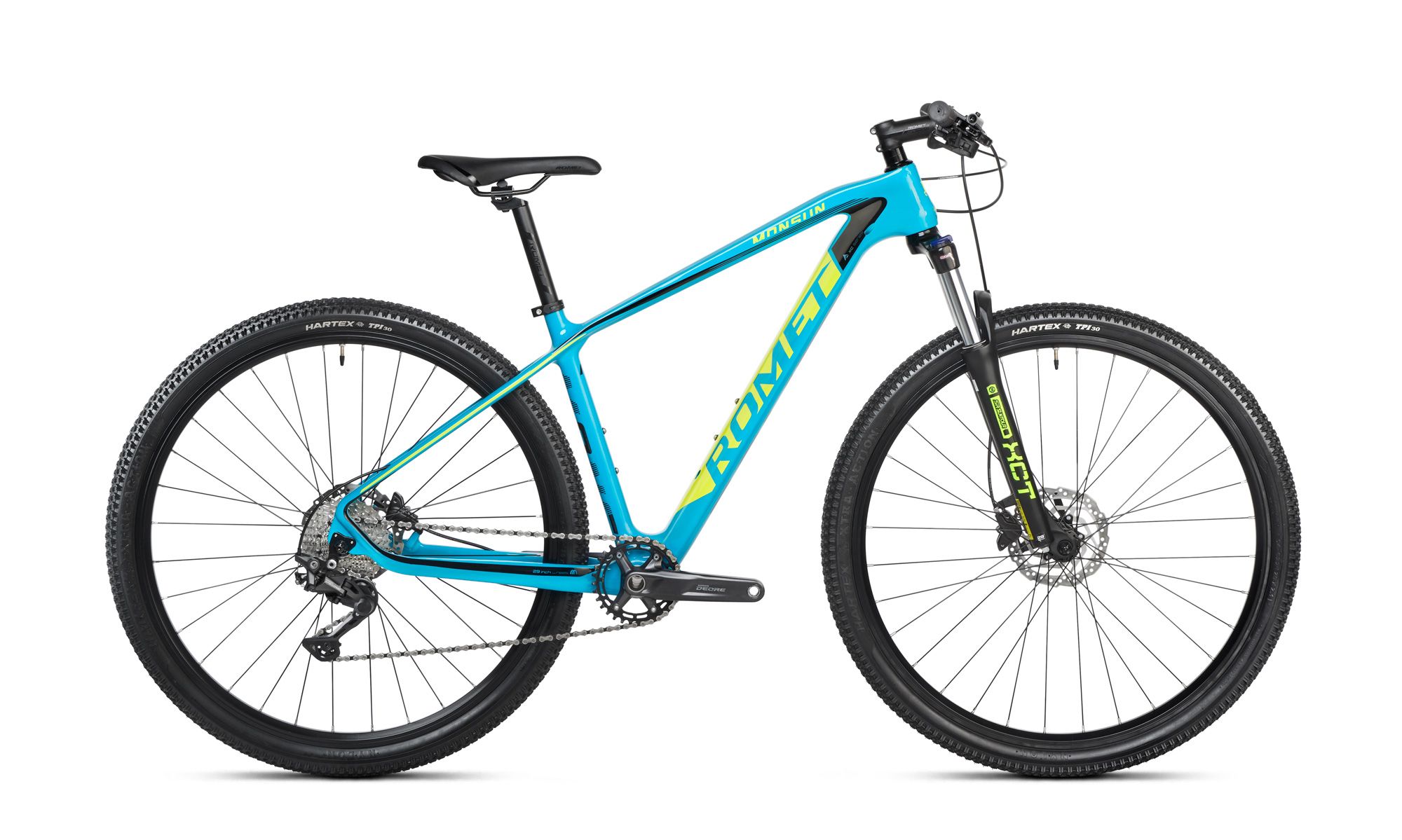 Bicicleta MTB – XC pentru barbati Romet Monsun LTD Turcoaz/Lime 2023