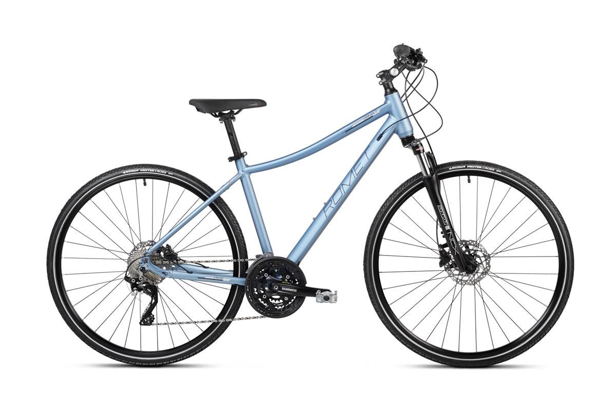 Bicicleta de trekking pentru femei Romet Orkan 7 D Albastru/Negru 2023 biciclop.eu imagine noua
