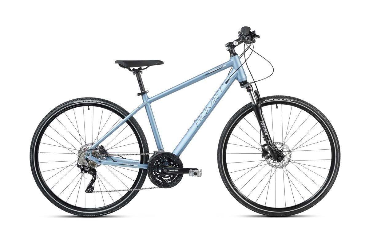 Bicicleta de trekking pentru barbati Romet Orkan 7 M Albastru/Negru 2023 biciclop.eu imagine noua