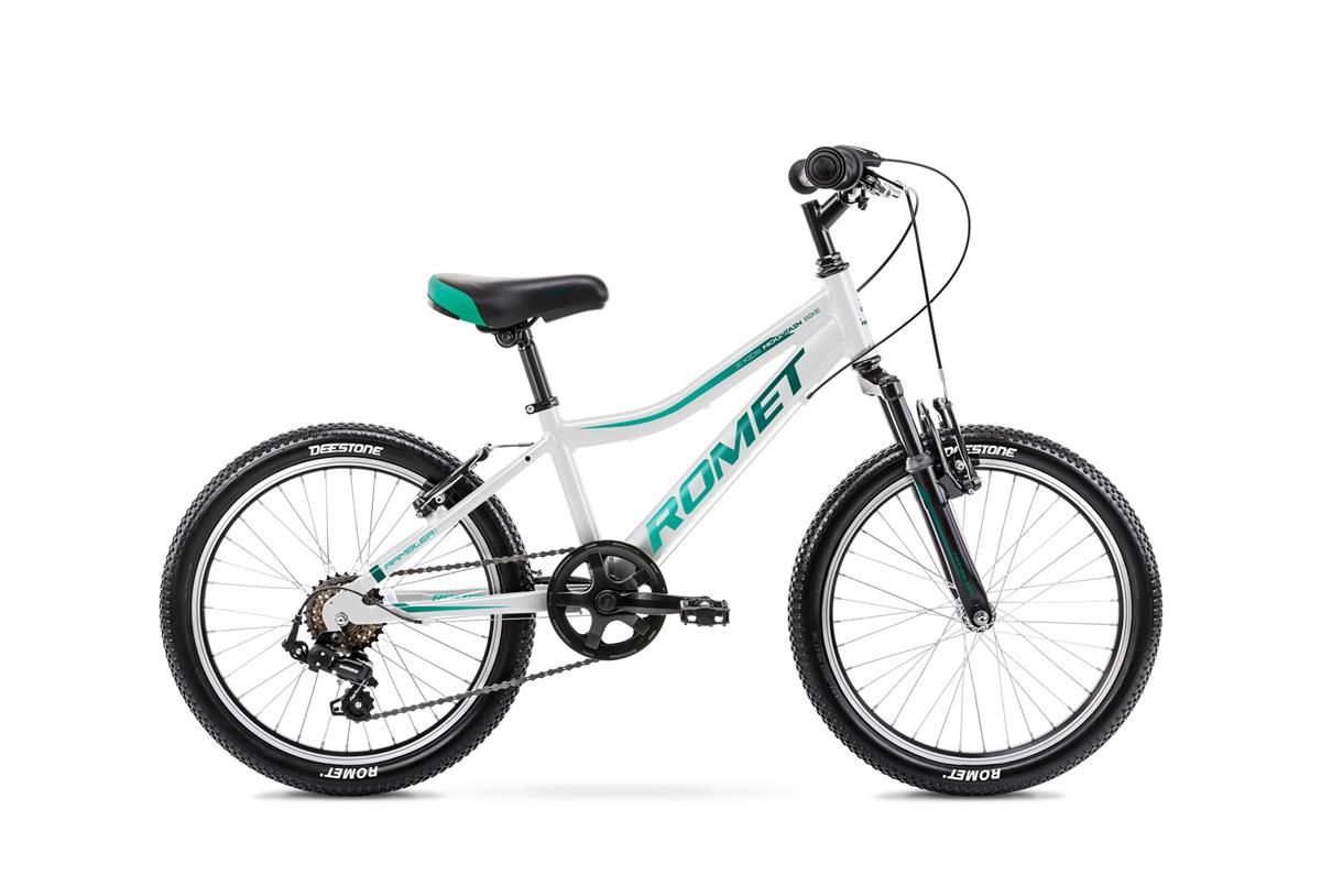 Bicicleta pentru copii Romet Rambler 20 Kid 2 S/10 Alb/Smarald 2023 2023