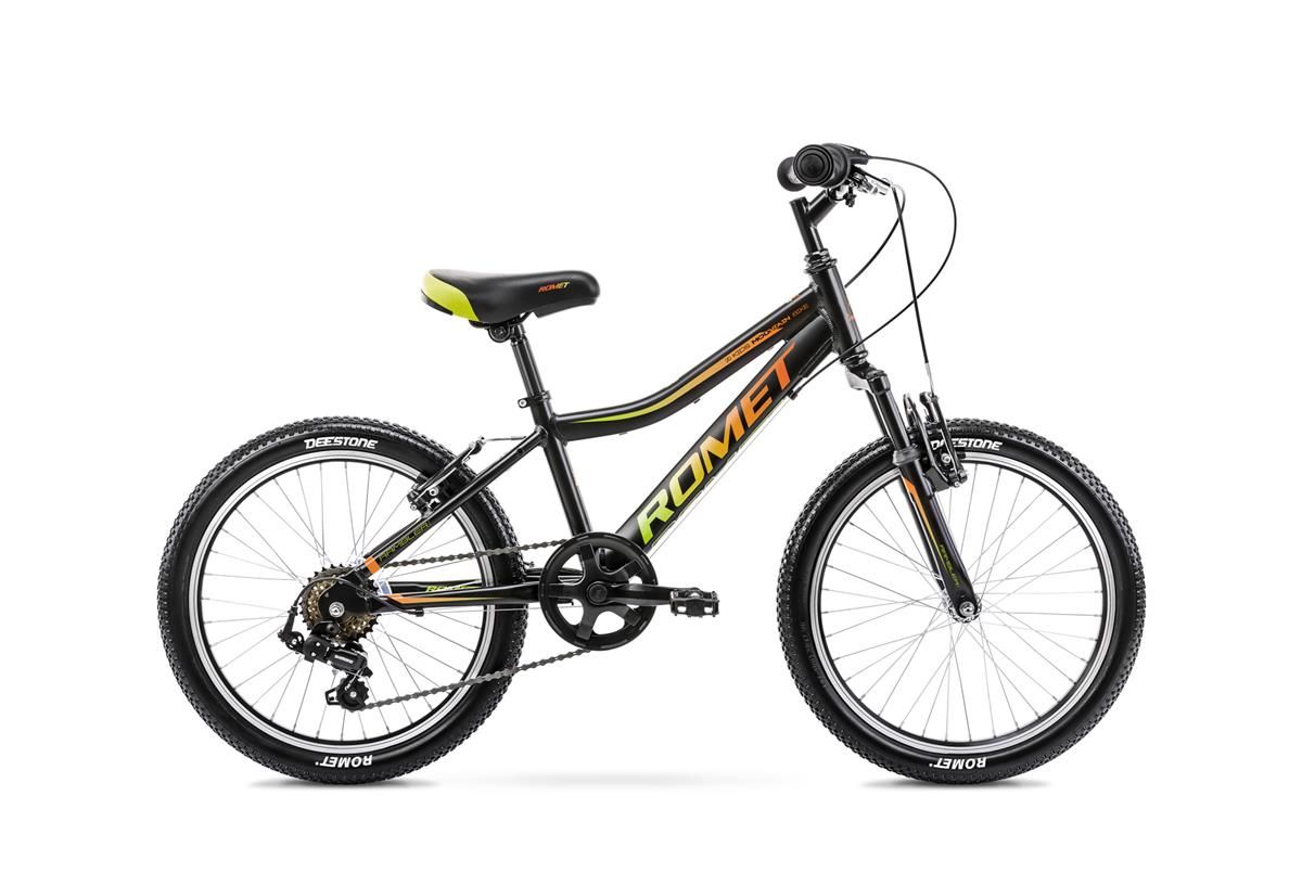 Bicicleta pentru copii Romet Rambler 20 Kid 2 S/10 Negru/Portocaliu 2023 2023