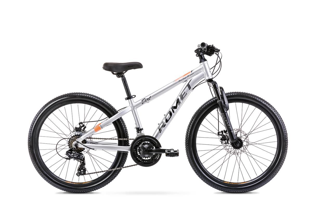 Bicicleta pentru copii Romet Rambler Dirt 24 S/12 Gri/Portocaliu 2023 2023