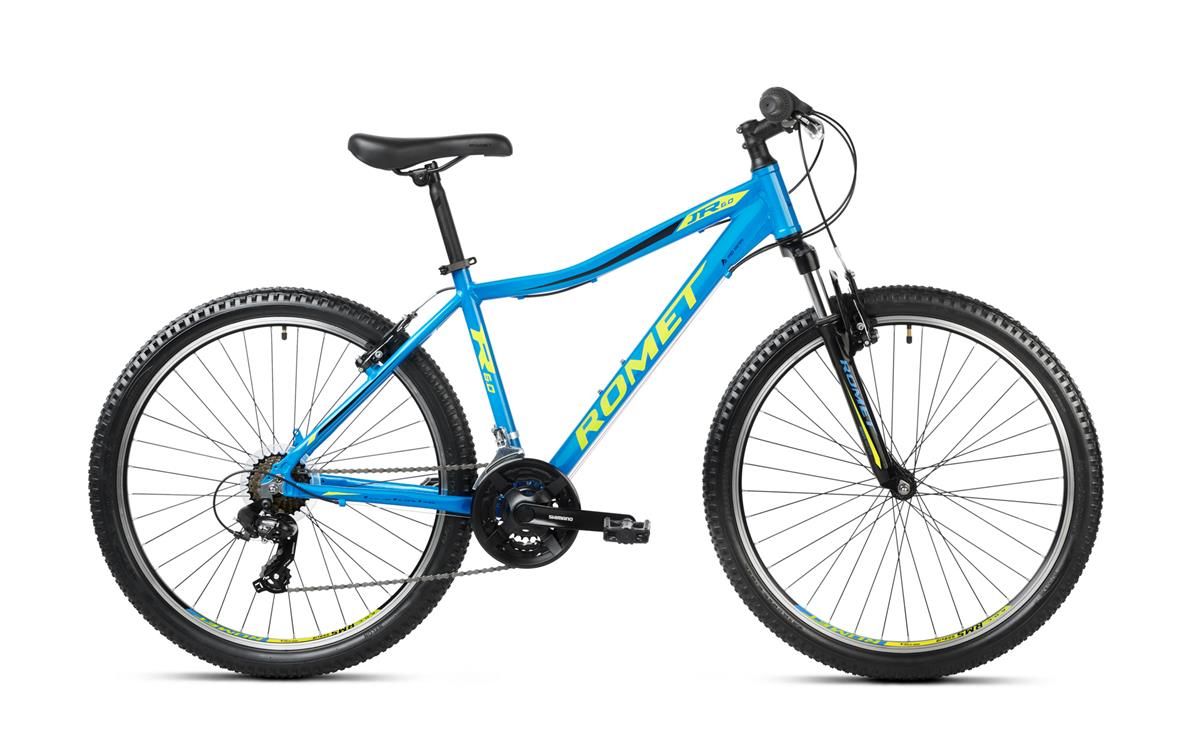 Bicicleta de munte pentru barbati Romet Rambler R6.0 JR Albastru/Verde/Negru 2023