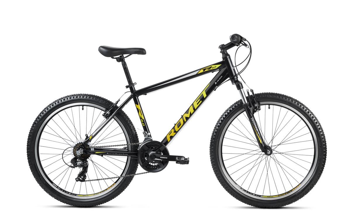Bicicleta de munte pentru barbati Romet Rambler R6.0 Negru/Galben 2023 biciclop.eu imagine noua