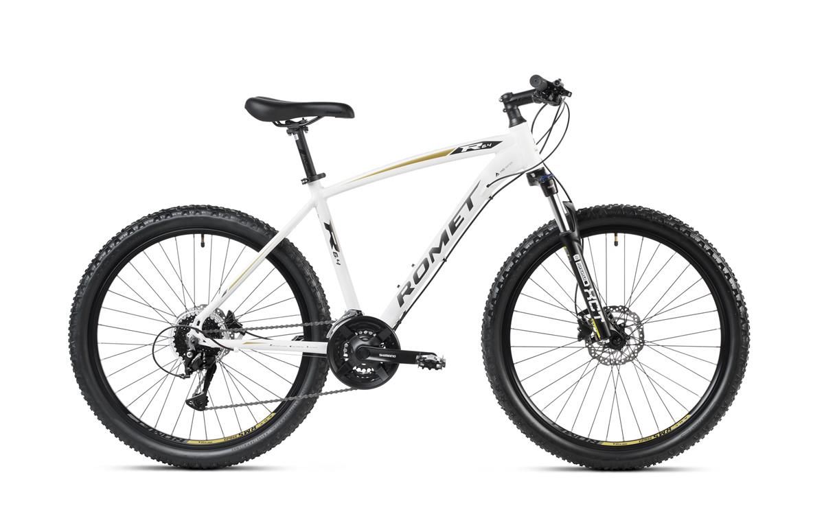 Bicicleta de munte pentru barbati Romet Rambler R6.4 Alb/Galben 2023 biciclop.eu imagine noua