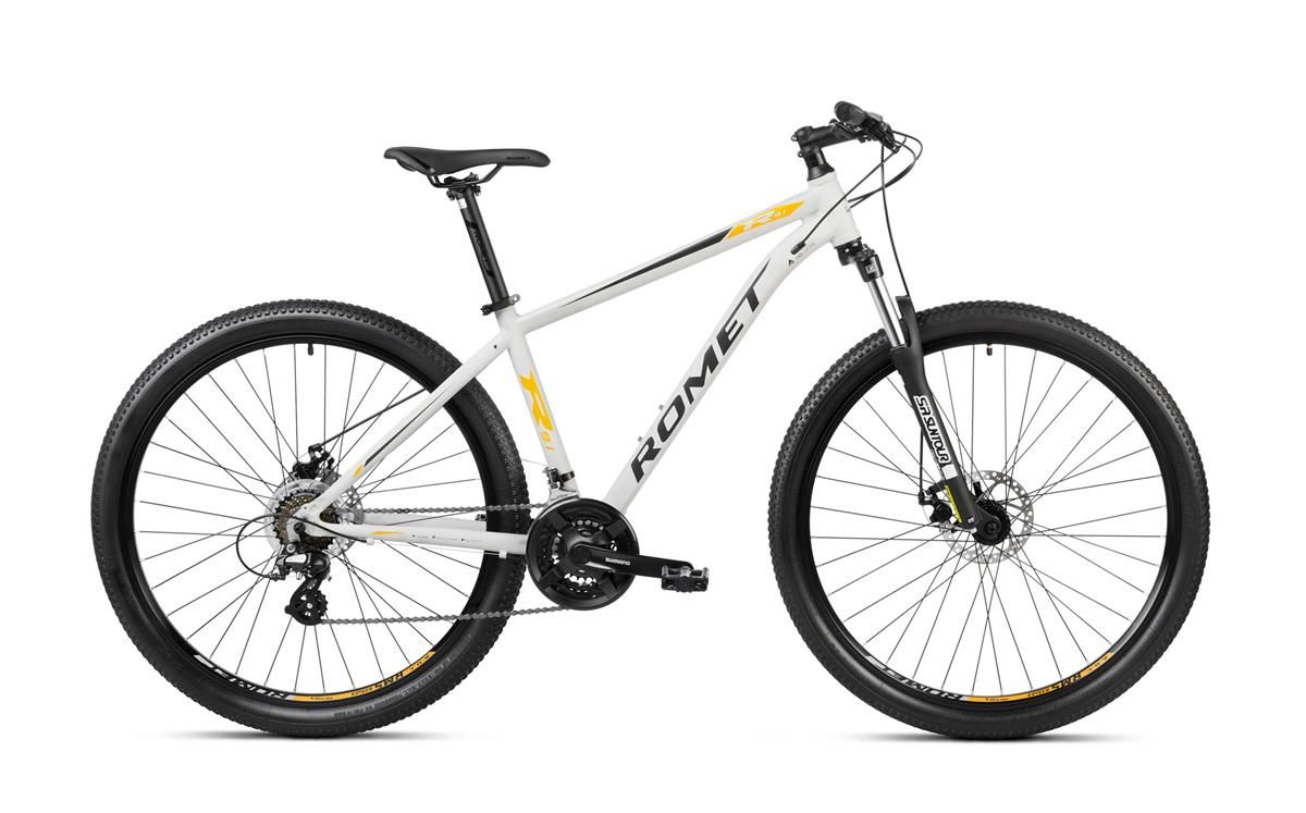 Bicicleta de munte pentru barbati Romet Rambler R9.1 Gri/Negru/Portocaliu 2023 biciclop.eu imagine noua