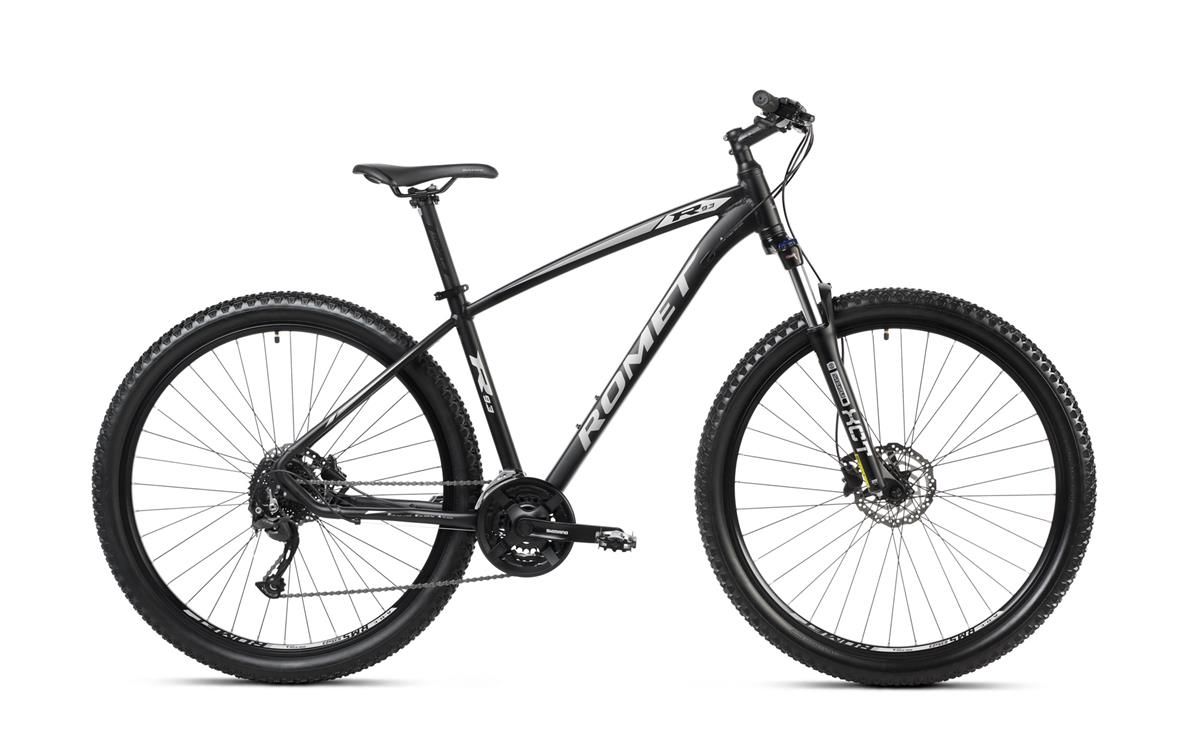 Bicicleta de munte pentru barbati Romet Rambler R9.3 Negru/Gri Mat 2023