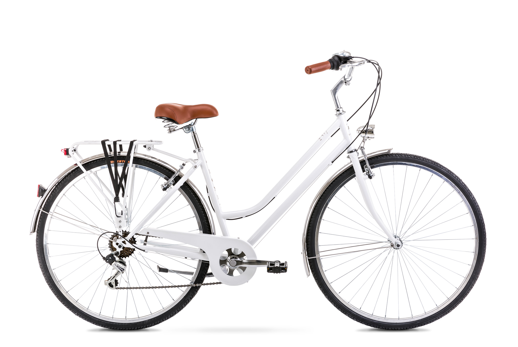 Bicicleta de oras pentru femei Romet Vintage Eco D Alb 2023 biciclop.eu imagine noua