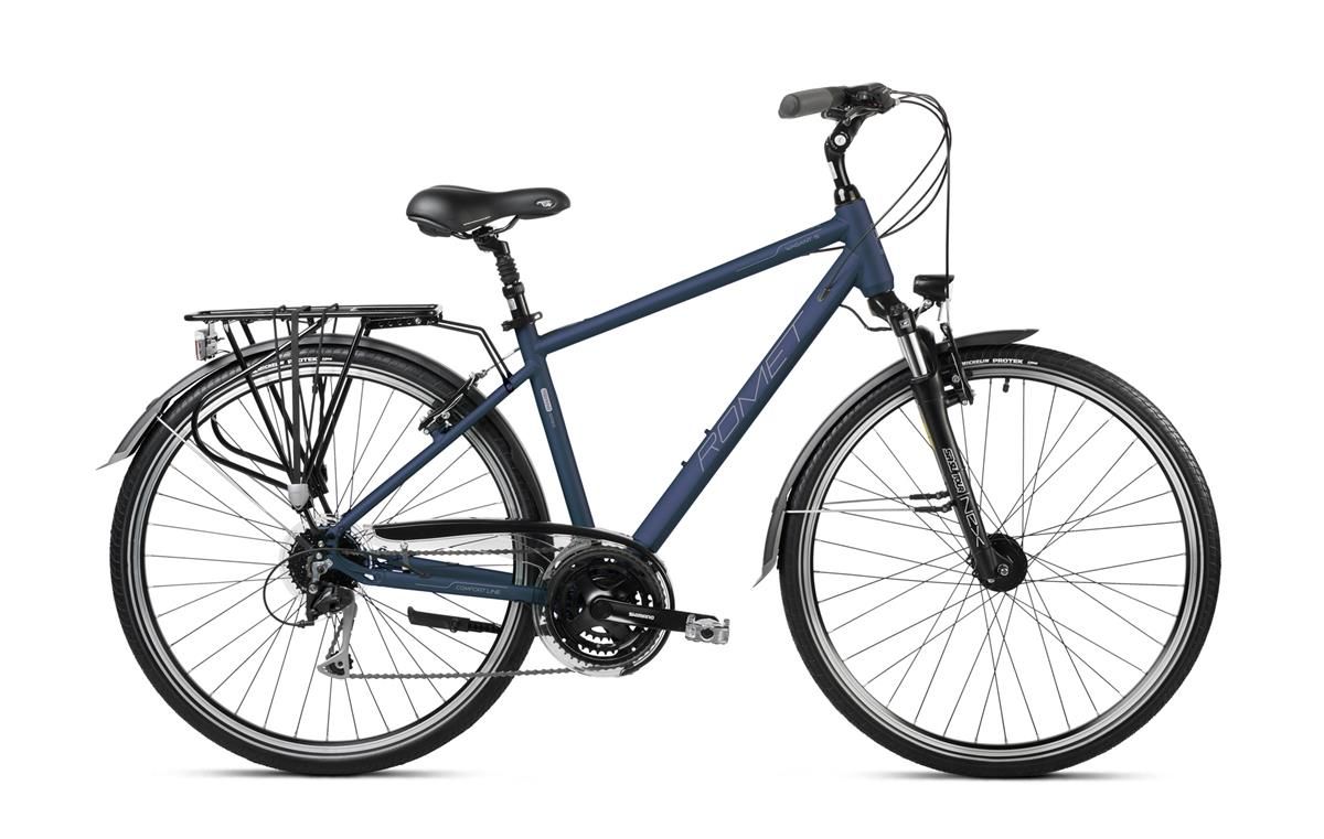 Bicicleta de trekking/oras pentru barbati Romet Wagant 5 Bleumarin/Argintiu 2023 biciclop.eu imagine noua