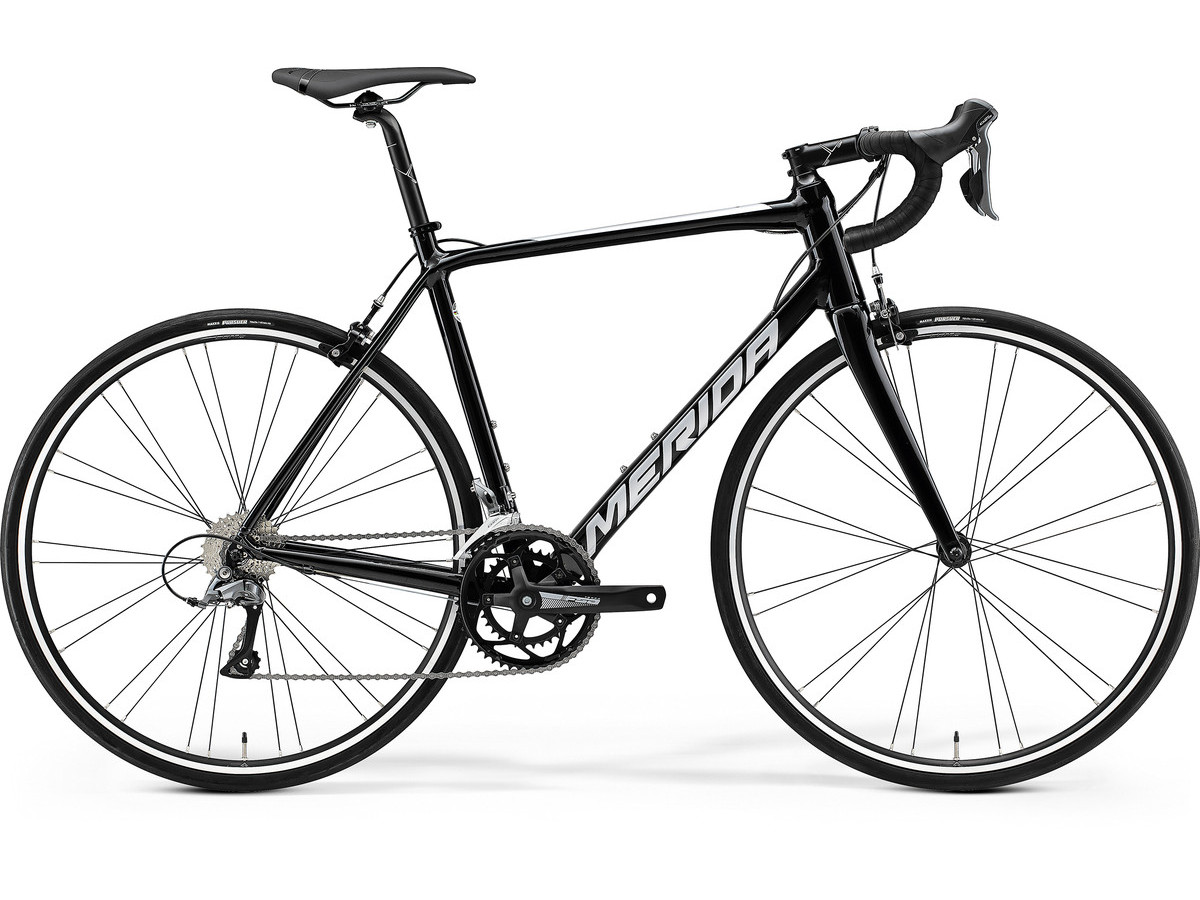 Bicicleta cursiera pentru Unisex Merida Scultura Rim 100 Negru Metalizat/Argintiu 2021 biciclop.eu imagine 2022