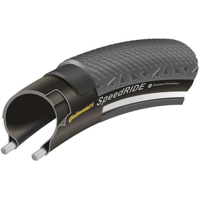 Anvelopa Continental SpeedRide Reflex Puncture-ProTection 42-622 (28x1.6) negru/negru