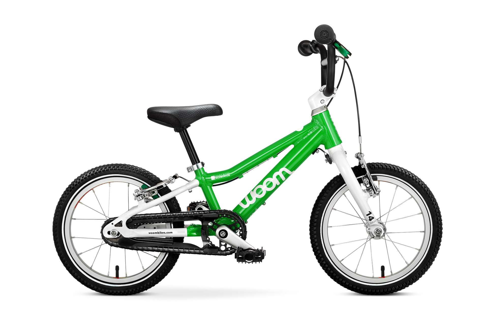 Bicicleta pentru copii Woom 2 Verde bicicleta