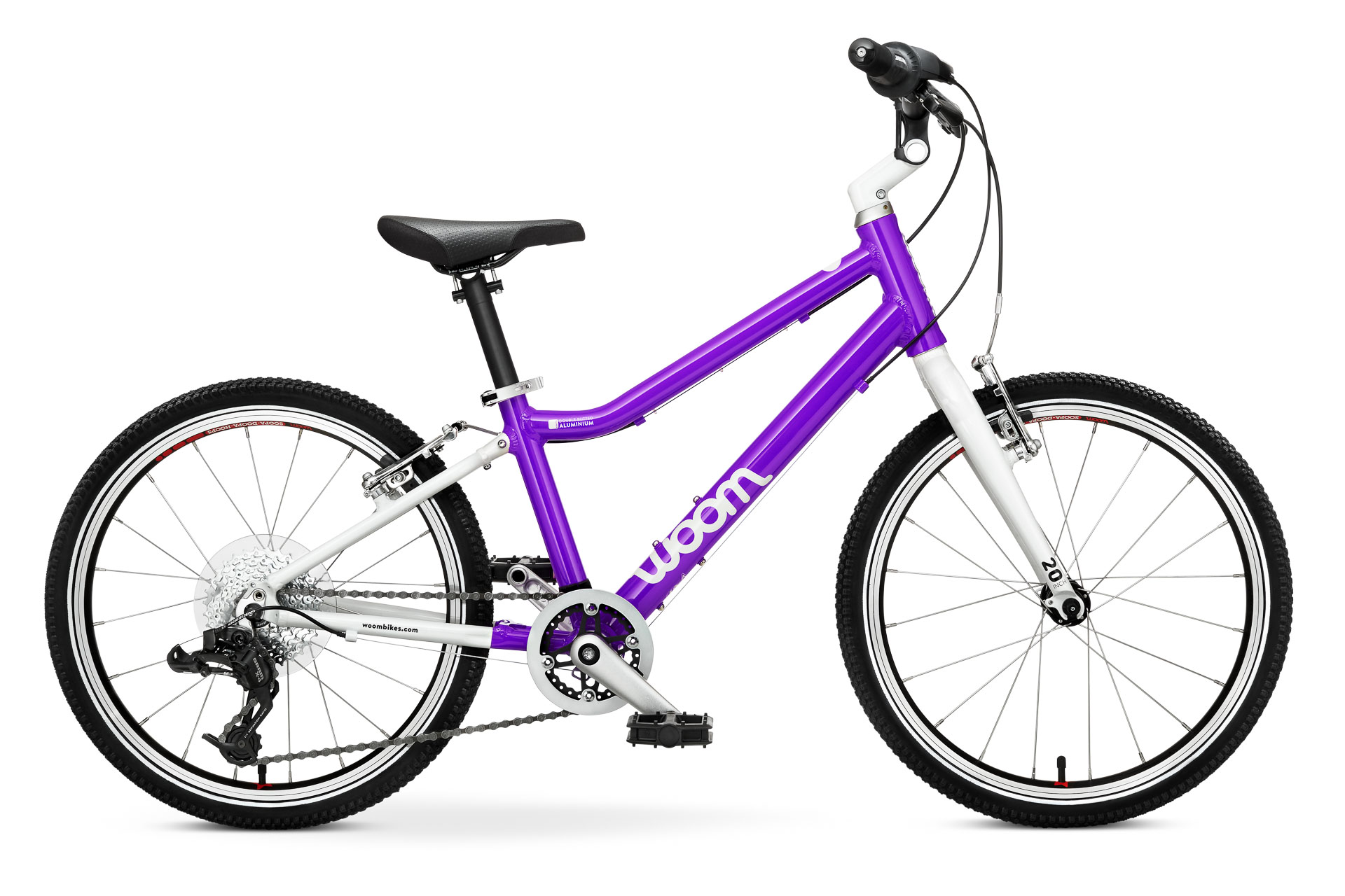 Bicicleta pentru copii Woom 4 Violet bicicleta