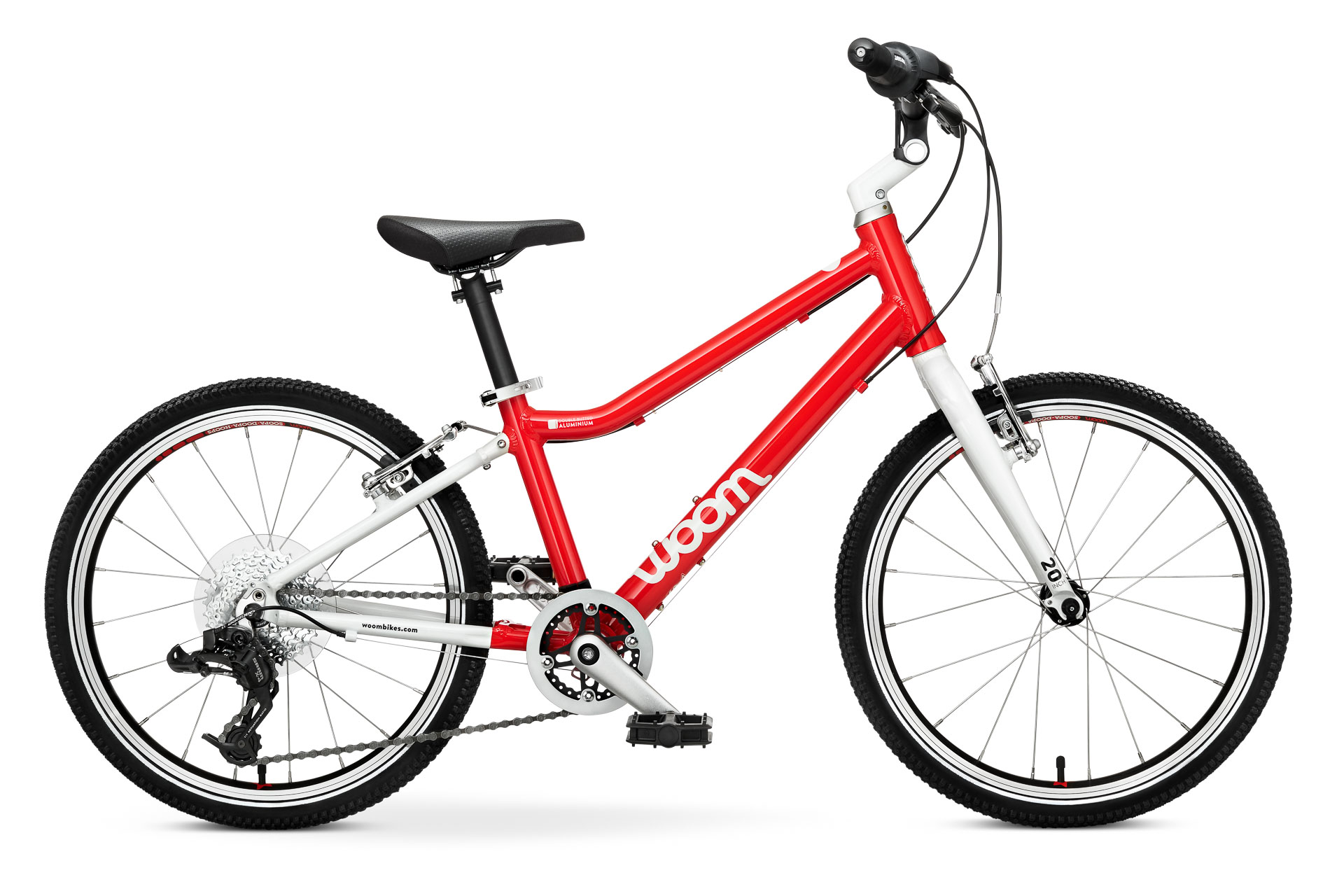 Bicicleta pentru copii Woom 4 Rosu biciclop.eu imagine noua