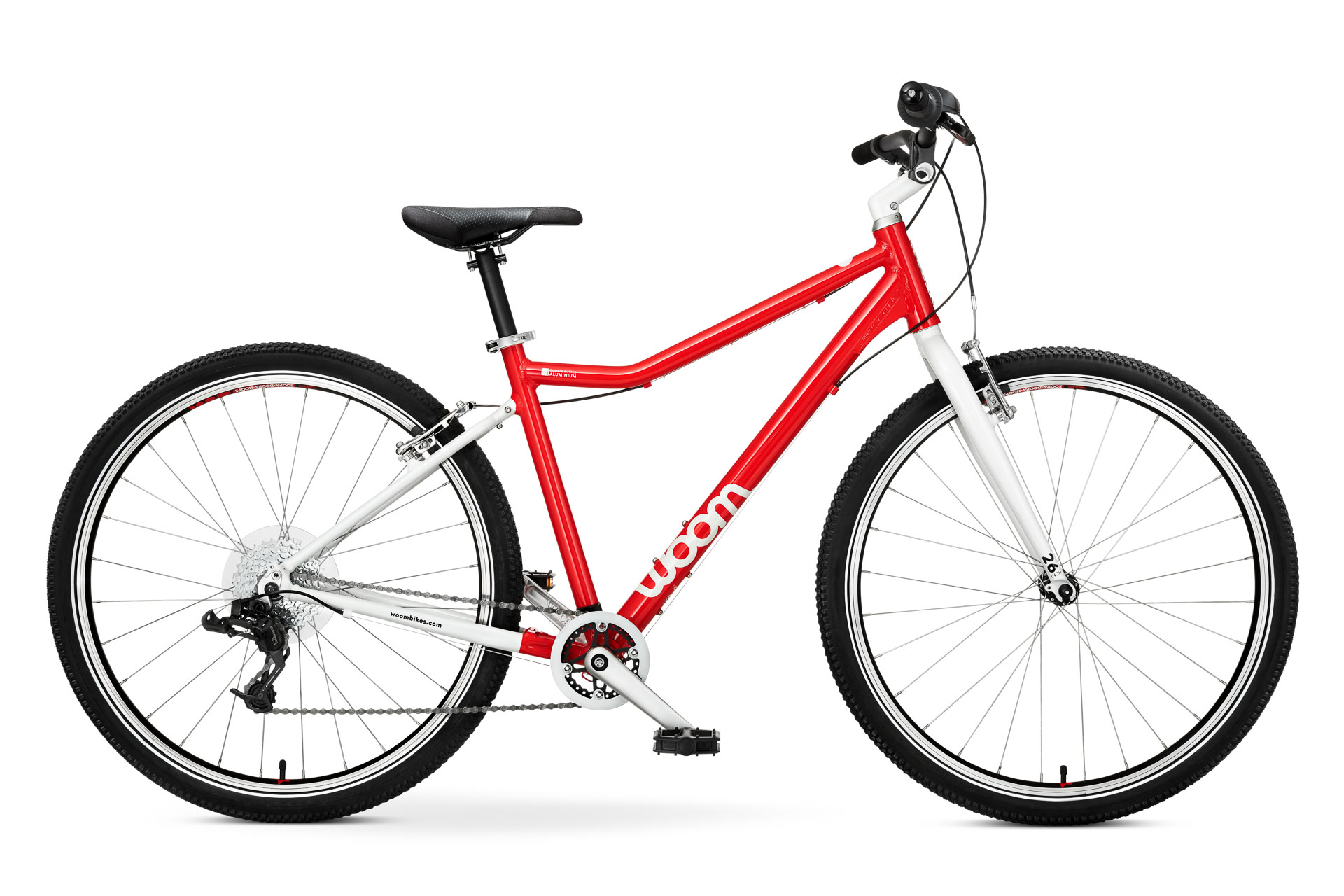 Bicicleta pentru copii Woom 6 Rosu biciclop.eu imagine noua