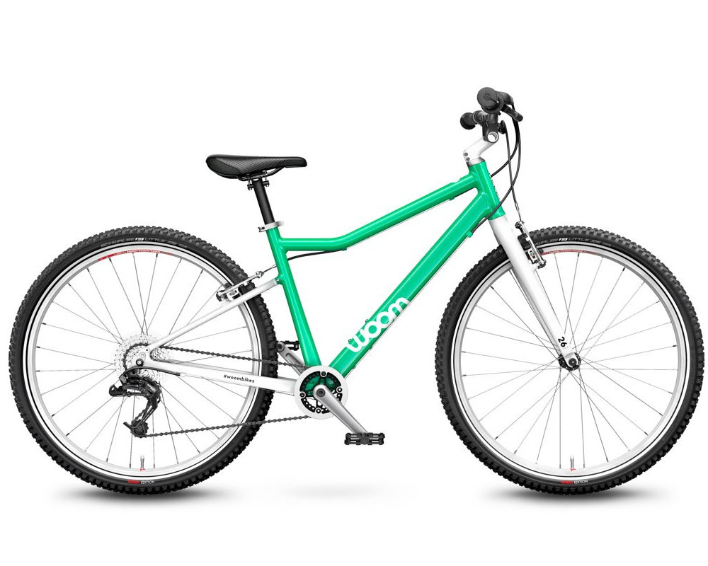 Bicicleta pentru copii Woom 6 Verde menta /Biciclete imagine 2022