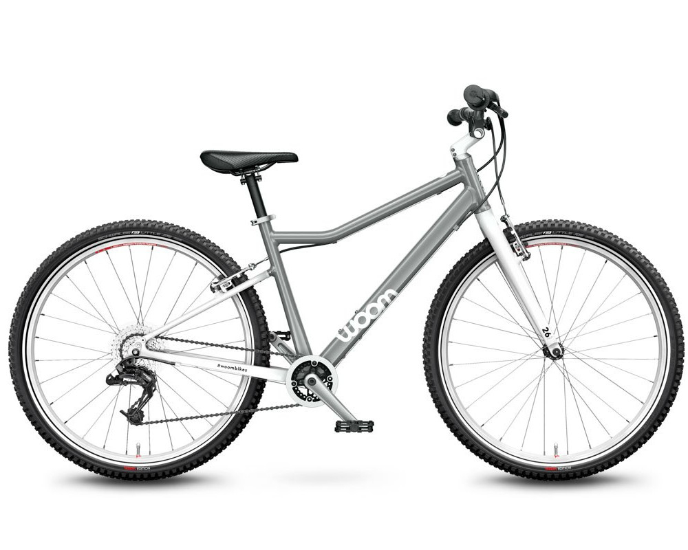 Bicicleta pentru copii Woom 6 Gri deschis /Biciclete imagine 2022