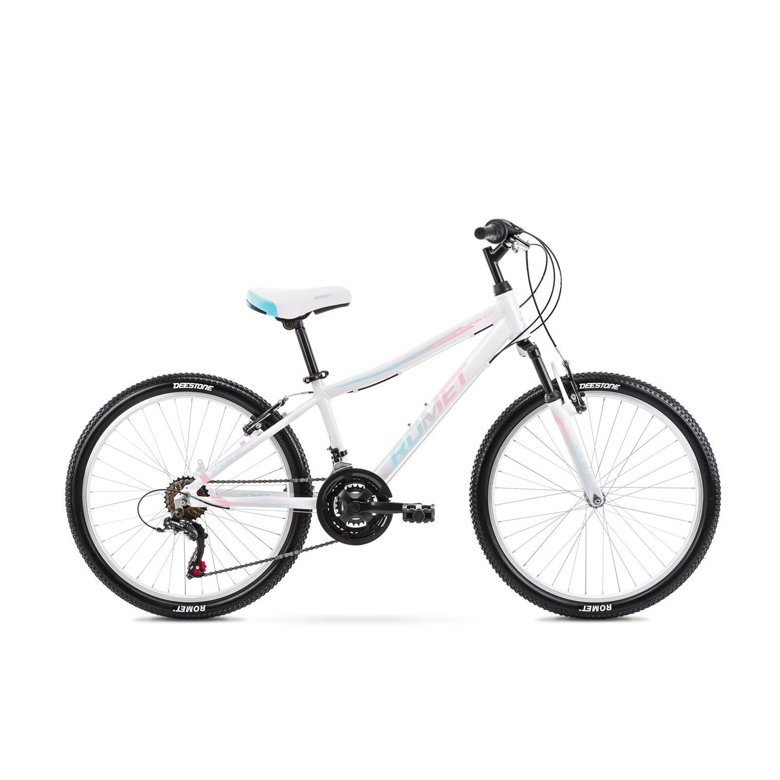 Bicicleta pentru copii Romet Jolene S/13 Alb/Albastru/Roz 2021