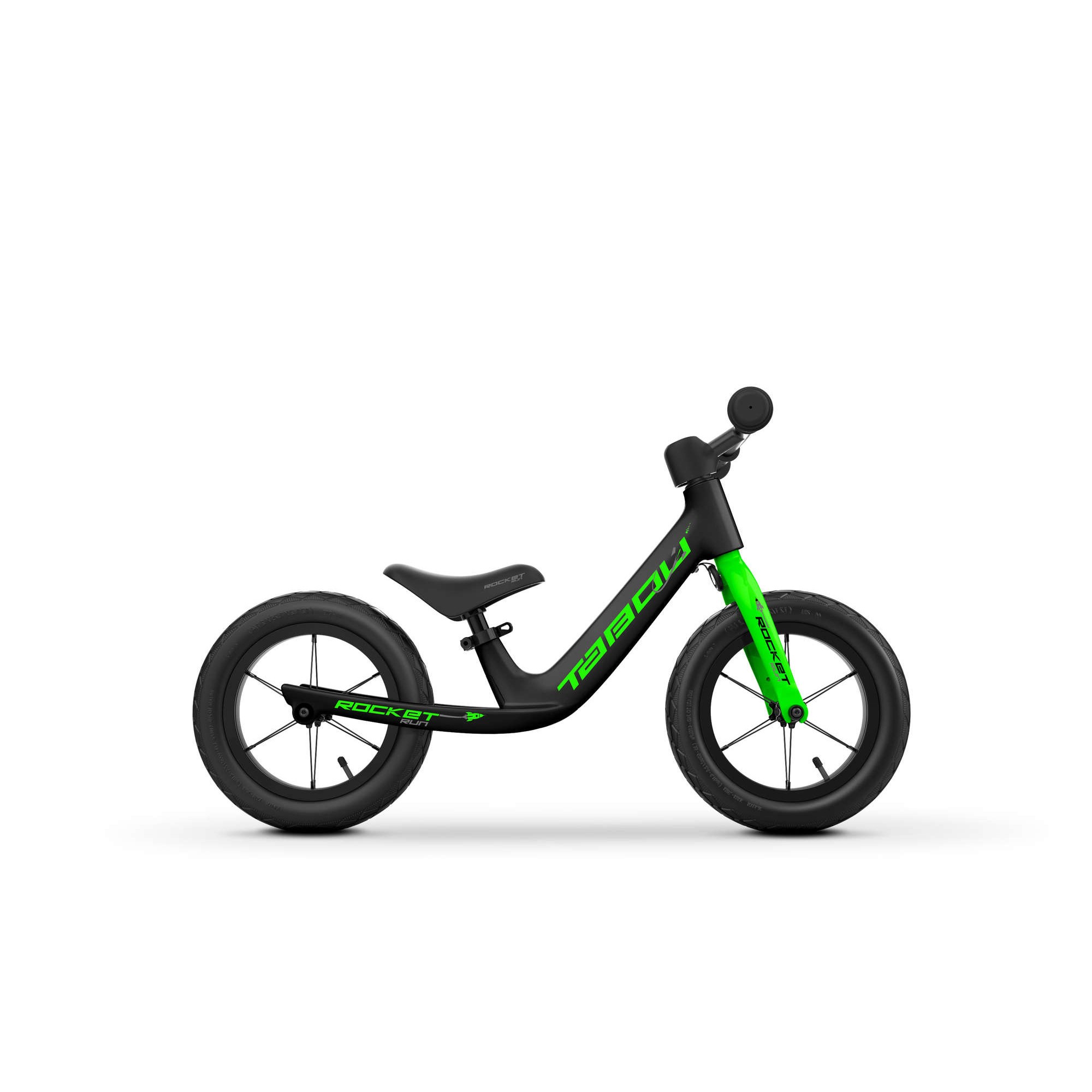 buffet Stewart island Lion Bicicleta fara pedale pentru copii Tabou Rocket Run 12 Negru/Verde 2022