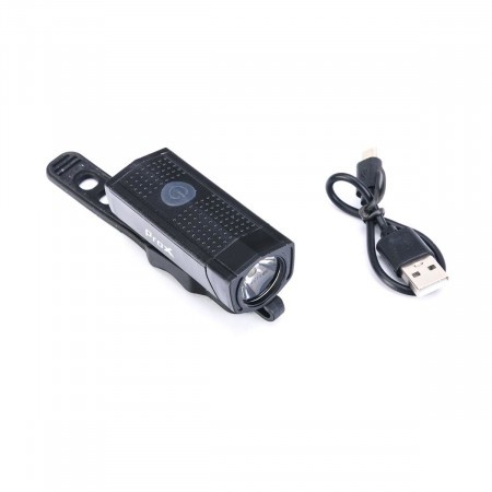 Far USB Romet PROX AERO F-PLUS 400 lumeni Negru - imag 1