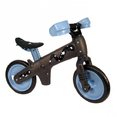 Bicicleta pentru copii fara pedale Bellelli B-Bip Gri/Albastru