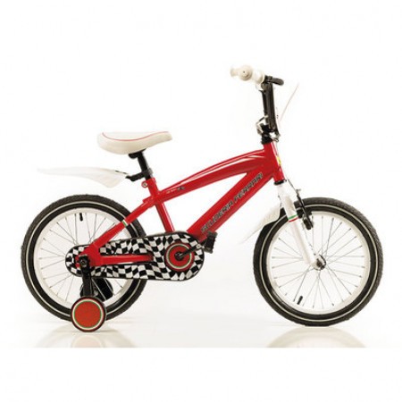 Bicicleta cu roti ajutatoare Ferrari Team 16 Rosu/Negru 2015 - Model Buy Back