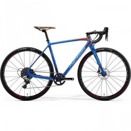 Bicicleta de cyclo cross pentru barbati Merida Cyclo Cross 7000 Albastru(Portocaliu/Rosu) 2018