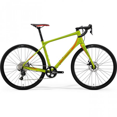 Bicicleta de gravel pentru barbati Merida Silex 300 Verde Olive(Rosu) 2018
