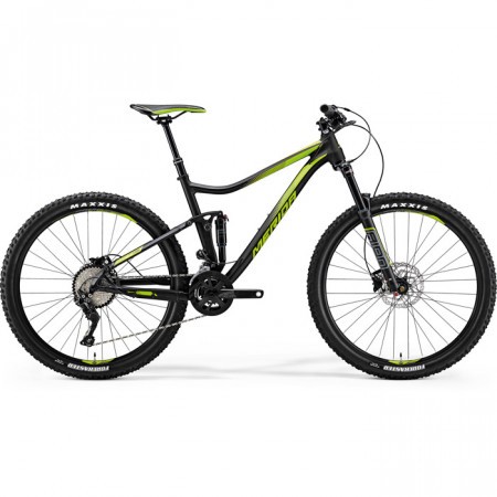 Bicicleta de munte pentru barbati Merida One-Twenty 9.500 Negru mat(Verde) 2018