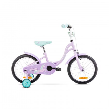Bicicleta pentru copii Romet Tola 16 S/9 Roz/Turcoaz 2021