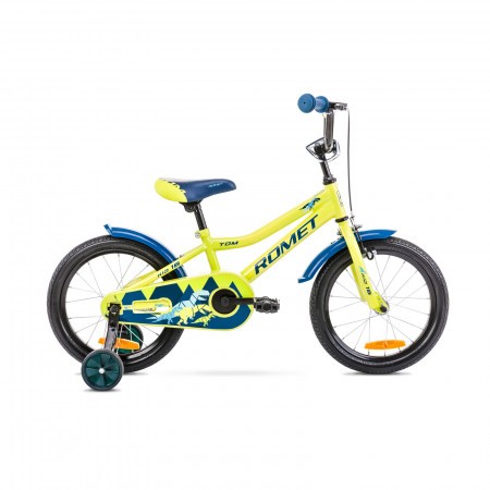Bicicleta pentru copii Romet Tom 16 S/9 Galben 2021