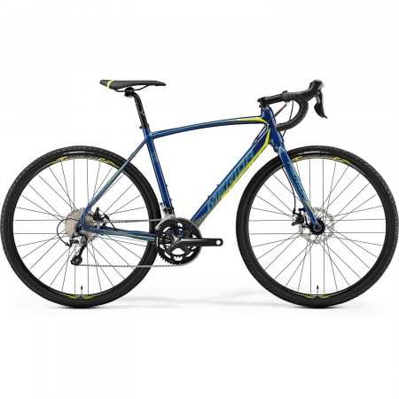 Bicicleta de cyclo cross pentru barbati Merida Cyclo Cross 300 Petrol Albastru(Galben) 2019