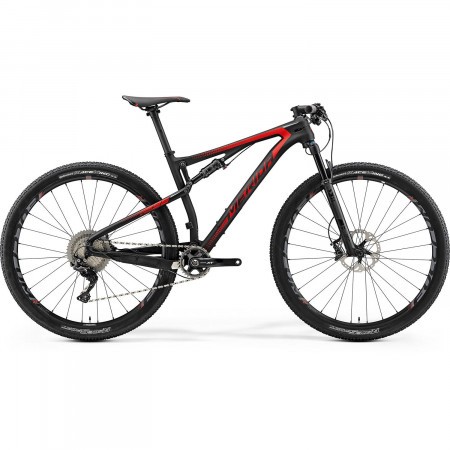 Bicicleta de munte full suspension pentru barbati Merida Ninety-Six 9.7000 Mat Ud(Rosu) 2019