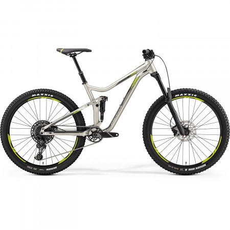 Bicicleta de munte full suspension pentru barbati Merida One-Forty 600 Titan(Verde) 2019