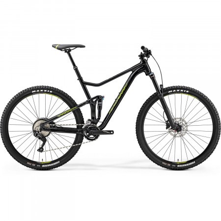 Bicicleta de munte full suspension pentru barbati Merida One-Twenty 9.500 Negru Metal(Verde) 2019