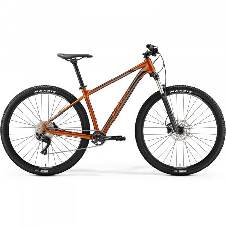 Bicicleta de munte pentru barbati Merida Big.Nine 400 Cupru (Maro inchis/Albastru) 2019