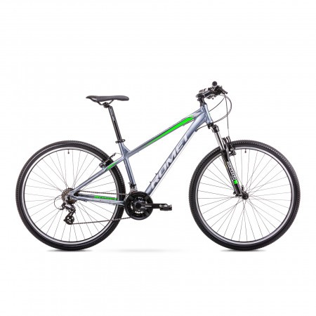 Bicicleta de munte pentru Barbati Romet Rambler R9.0 Grafit/Verde 2019