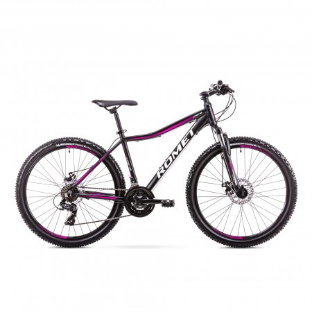 Bicicleta de munte pentru Femei Romet Jolene 6.2 Negru/Roz 2019