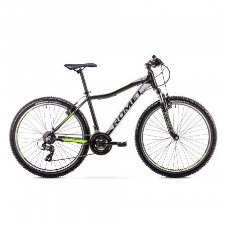 Bicicleta de munte pentru Juniori Romet Rambler R6.1 Jr Negru/Lime 2019