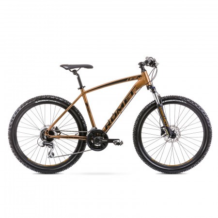 Bicicleta de munte pentru barbati Romet Rambler R6.4 Auriu 2021