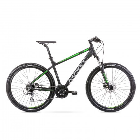 Bicicleta de munte pentru barbati Romet Rambler R7.2 Negru/Verde 2021