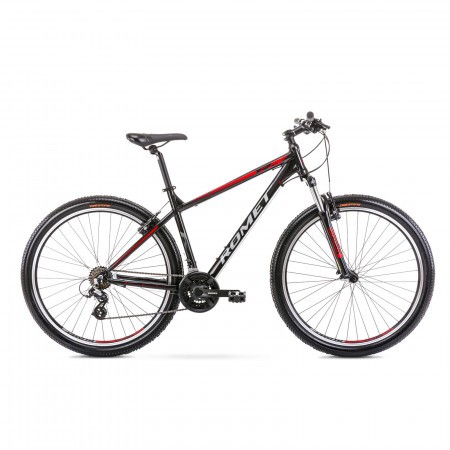Bicicleta de munte pentru barbati Romet Rambler R9.0 Negru/Rosu 2021
