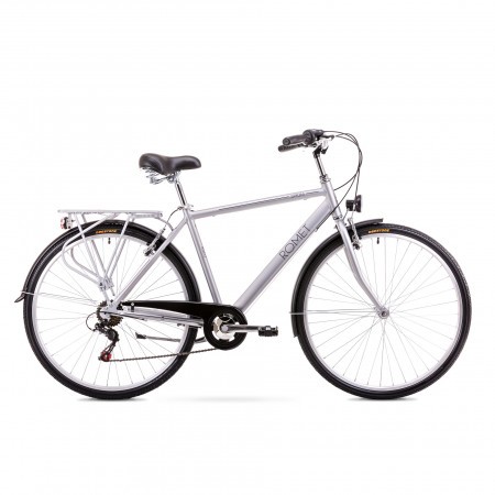 Bicicleta de oras pentru Barbati Romet Grom 6S Argintiu 2019