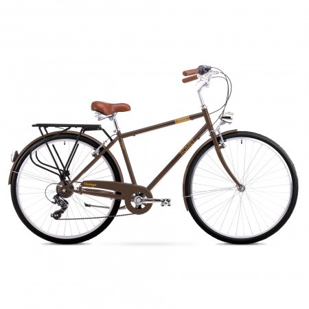 Bicicleta de oras pentru Barbati Romet Vintage M Maro 2019