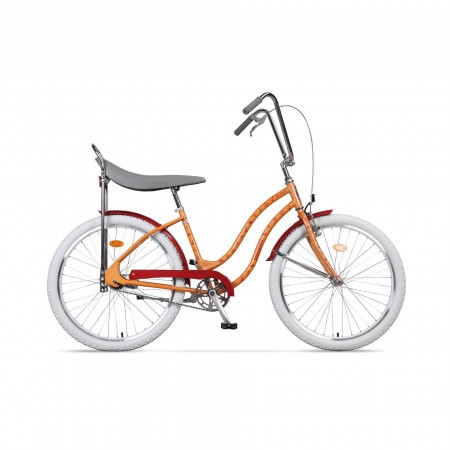 Bicicleta de oras pentru femei Pegas Strada 2 2S Piersica Caini